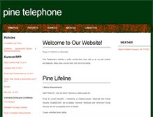 Tablet Screenshot of pinetelephone.com